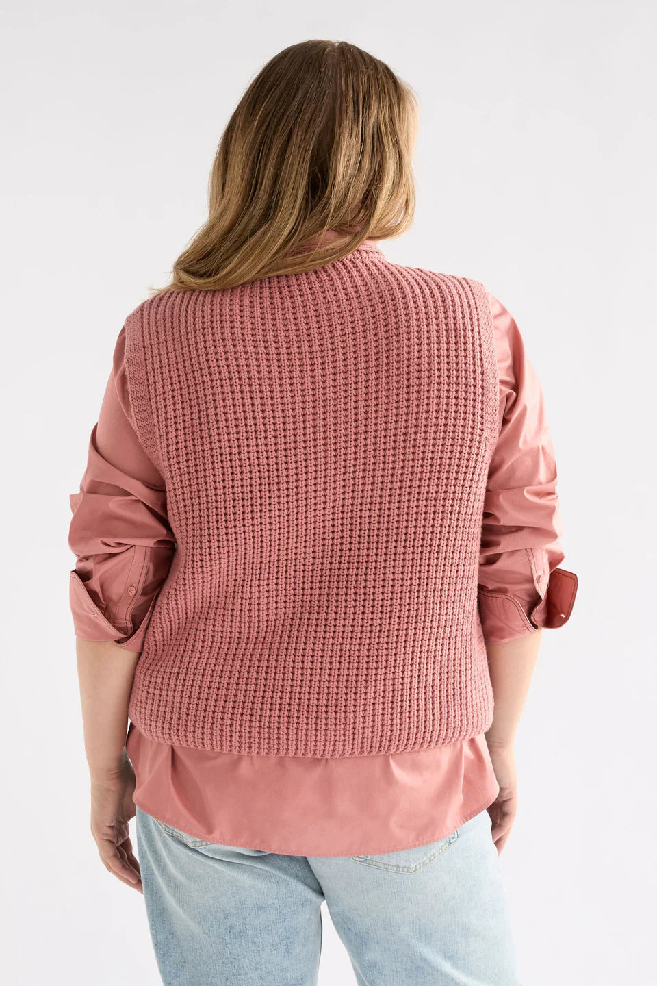 Arp Organic Cotton Ribbed Knit Vest