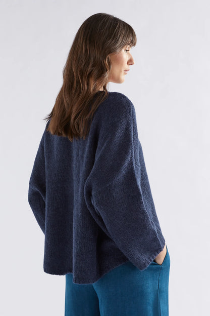 Agna Alpaca-Wool Blend Relaxed Boxy Sweater