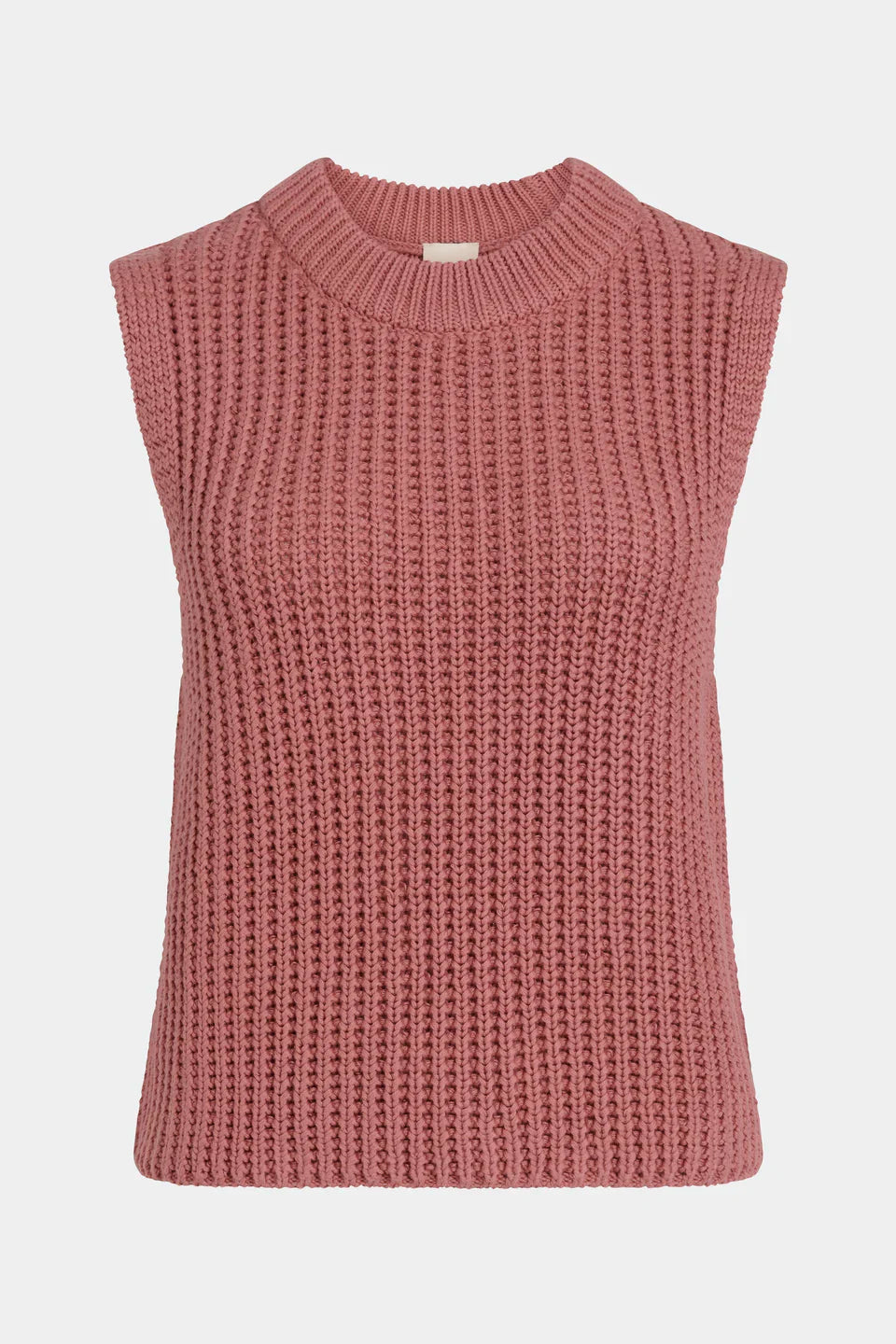 Arp Organic Cotton Ribbed Knit Vest