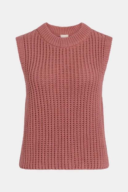 Arp Organic Cotton Ribbed Knit Vest