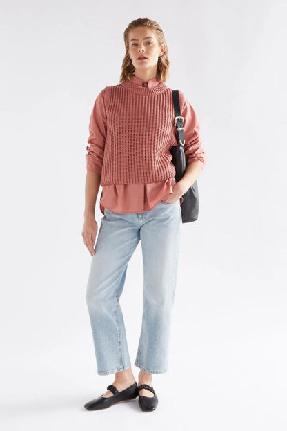 Arp Organic Cotton Ribbed Knit Vest