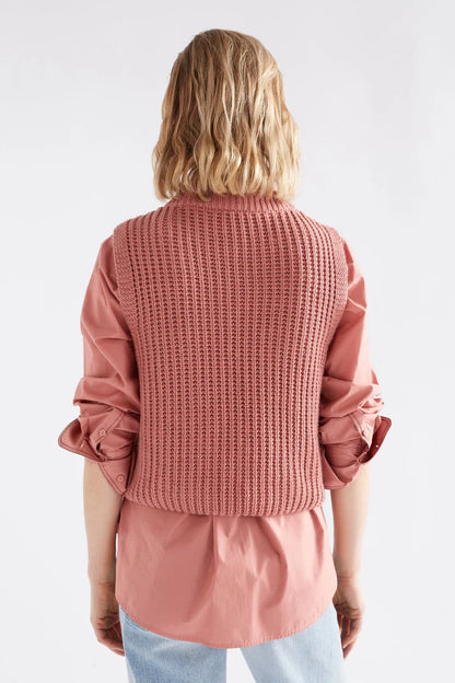 Arp Organic Cotton Ribbed Knit Vest