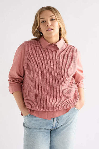Arp Organic Cotton Ribbed Knit Vest