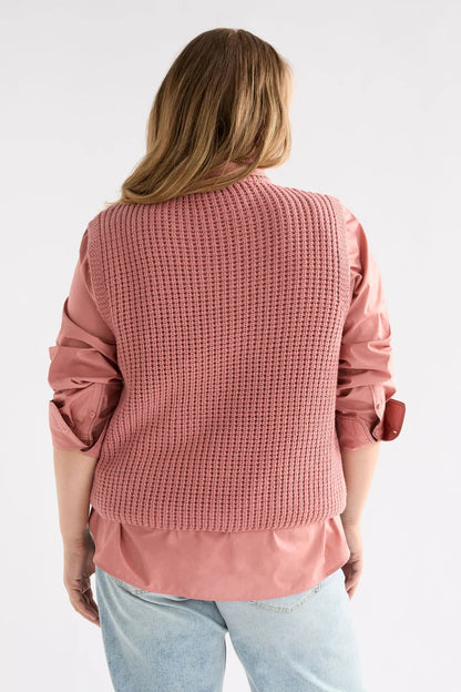 Arp Organic Cotton Ribbed Knit Vest